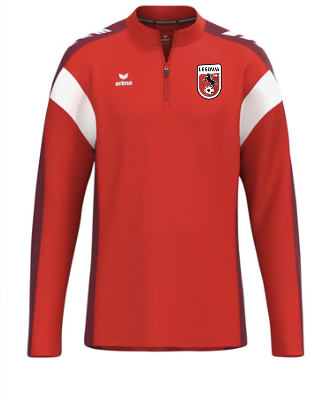 Bluza czerwona ERIMA Intro Training top Senior