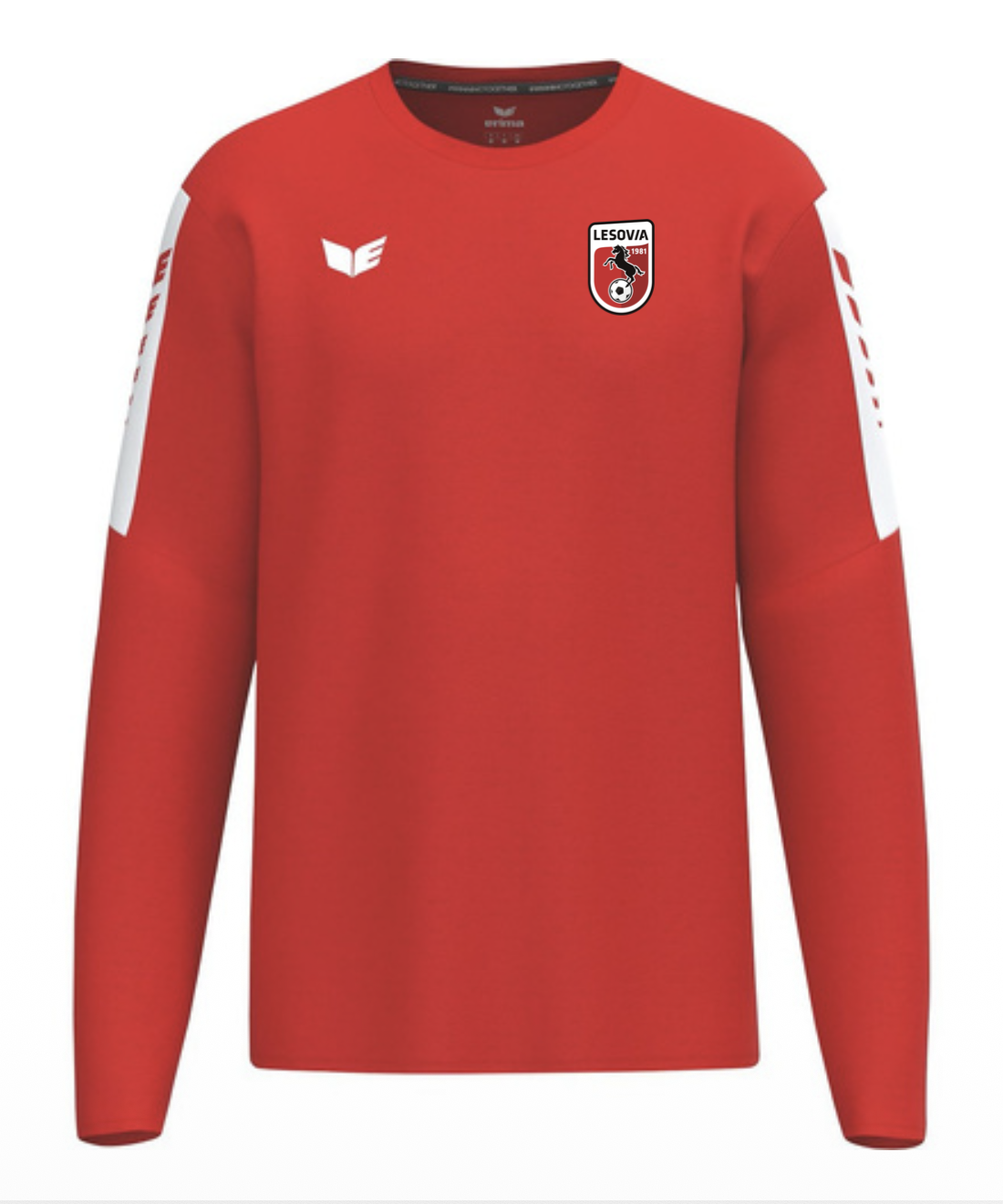 Bluza czerwona ERIMA Intro Sweatshirt Junior