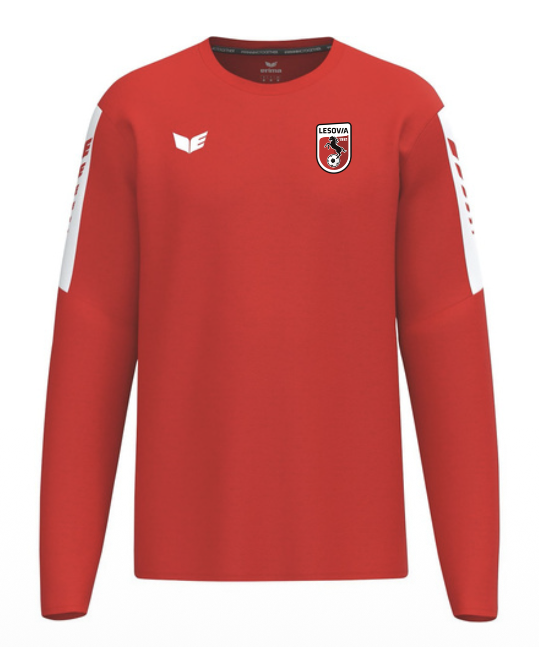 Bluza czerwona ERIMA Intro Sweatshirt Senior