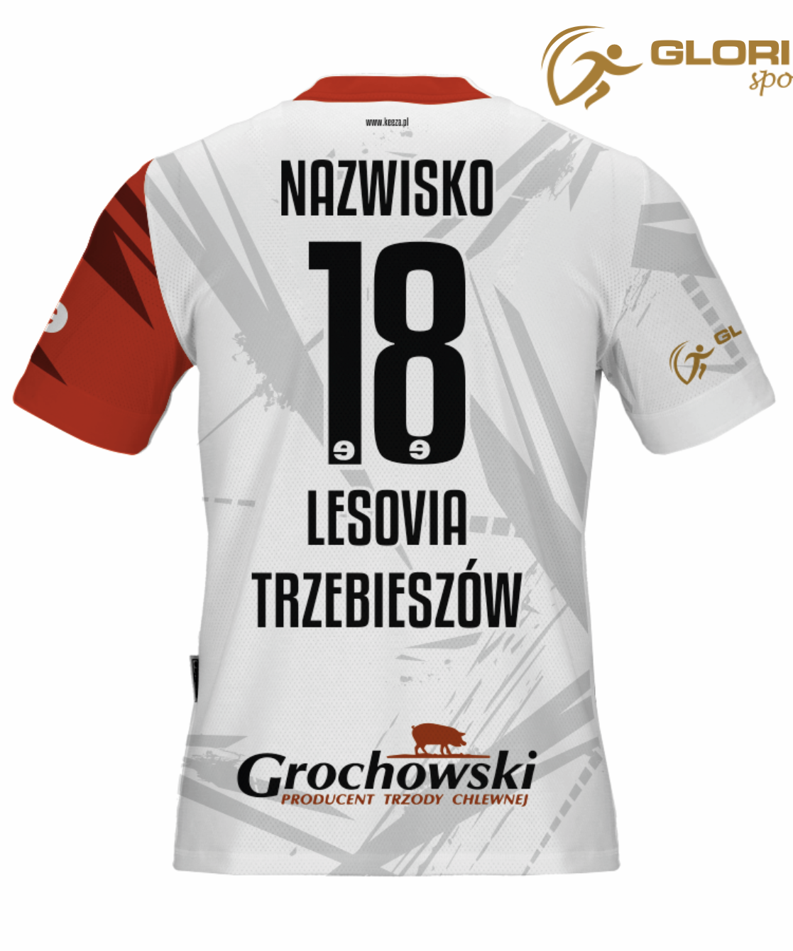 Koszulka meczowa KIBICA KEEZA Batley biała